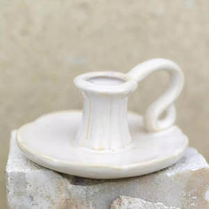 Grand Illusions Ceramic Candle Holder Crantock